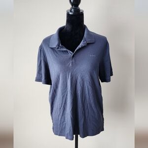 Calvin Klein Men's Gray Polo Size L.